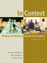 Cover of: In context: reading and writing in cultural conversations