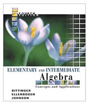 Cover of: Elementary and Intermediate Algebra | Judith A. Beecher