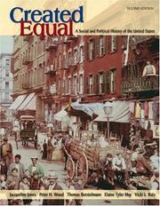 Cover of: Created equal: a social and political history of the United States