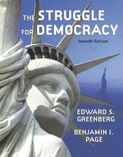 Cover of: Struggle for Democracy, The (Hardcover) (7th Edition) by Edward S. Greenberg, Benjamin I. Page