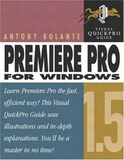 Cover of: Premiere Pro 1.5 for Windows: Visual QuickPro Guide
