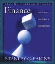 Cover of: Finance: Investments, Institutions, and Management - Update (2nd Edition) (Addison-Wesley Series in Finance)