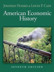 Cover of: American Economic History (7th Edition) (Addison-Wesley Series in Economics)
