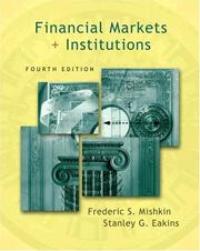 Cover of: Financial Markets and Institutions Conflicts of Interest Edition (4th Edition) (The Addison-Wesley Series in Finance) by Frederic S. Mishkin, Stanley G. Eakins