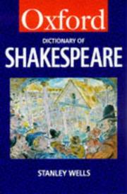 Cover of: A dictionary of Shakespeare