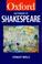 Cover of: A dictionary of Shakespeare