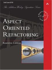 Cover of: Aspect Oriented Refactoring by Ramnivas Laddad