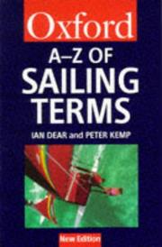 Cover of: An A-Z of Sailing Terms (Oxford Paperback Reference) by 