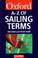 Cover of: An A-Z of sailing terms