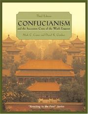 Cover of: Confucianism and the Succession Crisis of the Wanli Emperor: Reacting to the Past