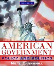 Cover of: American Government: Policy and Politics (8th Edition)
