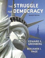 Cover of: Struggle for Democracy (paperbound) (with Study Card), The (7th Edition) by Edward S. Greenberg, Benjamin I. Page