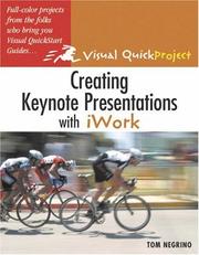 Cover of: Creating Keynote Presentations with iWork by Tom Negrino