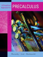Cover of: Graphical Approach to Precalculus, A