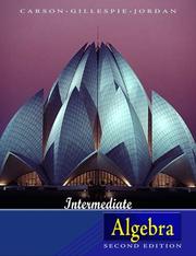 Cover of: Intermediate Algebra (2nd Edition) (MathXL Tutorials on CD Series)