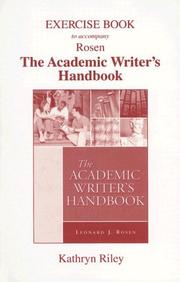 Cover of: Academic Writers Handbook