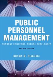 Cover of: Public Personnel Management: Current Concerns, Future Challenges (4th Edition)