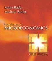 Cover of: Foundations of Microeconomics (3rd Edition)