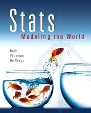 Cover of: Stats: Modeling the World (2nd Edition) (DeVeaux/Velleman/Bock)