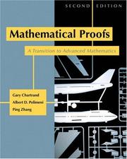 Cover of: Mathematical Proofs by Gary Chartrand, Albert D. Polimeni, Zhang, Ping