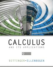 Cover of: Calculus and Its Applications