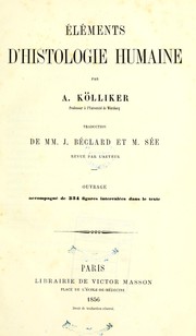 Cover of: Éléments d'histologie humaine