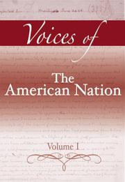 Cover of: Voices of the American Nation, Volume I