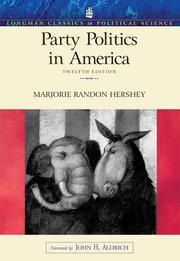 Cover of: Party Politics in America (12th Edition) (Longman Classics in Political Science)