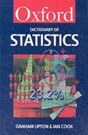 Cover of: A Dictionary of Statistics (Oxford Paperback Reference)