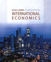 Cover of: International Economics by James Gerber