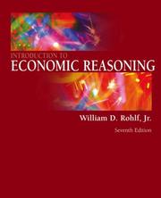 Cover of: Introduction to Economic Reasoning