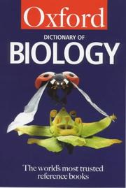 Cover of: A Dictionary of Biology (Oxford Paperback Reference)