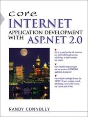 Cover of: Core Internet Application Development with ASP.NET 2.0 (Core Series) by Randy Connolly