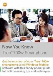 Cover of: Now You Know Treo 700w Smartphone (Now You Know Series)