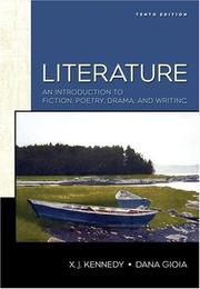 Cover of: Literature by X. J. Kennedy, Dana Gioia