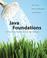 Cover of: Java Foundations