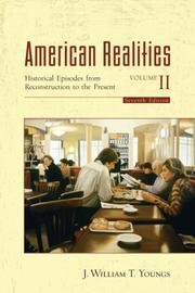Cover of: American Realities, Volume II
