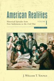 Cover of: American Realities, Volume I