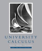 Cover of: University Calculus, Part Two (Multivariable, Chap 9-14)