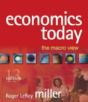 Cover of: Economics Today by Roger LeRoy Miller