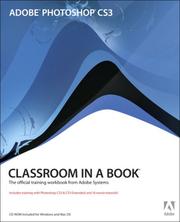 Cover of: Adobe Photoshop CS3 Classroom in a Book by Adobe Systems Inc.