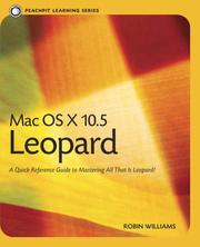 Cover of: Mac OS X 10.5 Leopard: Peachpit Learning Series
