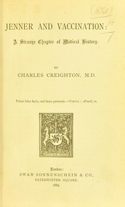 Jenner and vaccination by Charles Creighton