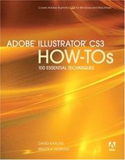 Cover of: Adobe Illustrator CS3 How-Tos | David Karlins
