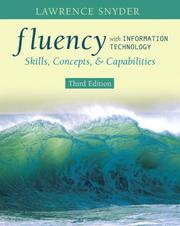 Cover of: Fluency with Information Technology by Lawrence Snyder, Lawrence Snyder