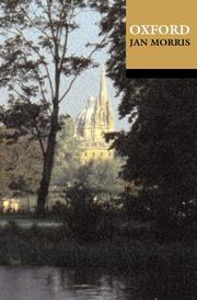 Cover of: Oxford by Jan Morris coast to coast