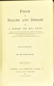 Cover of: Food in health and disease