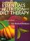 Cover of: Study Guide to Accompany Essentials of Nutrition and Diet Therapy