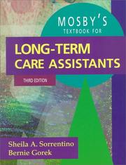 Cover of: Mosby's textbook for long-term care assistants