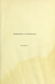 Cover of: Operative gynecology by Howard A. Kelly